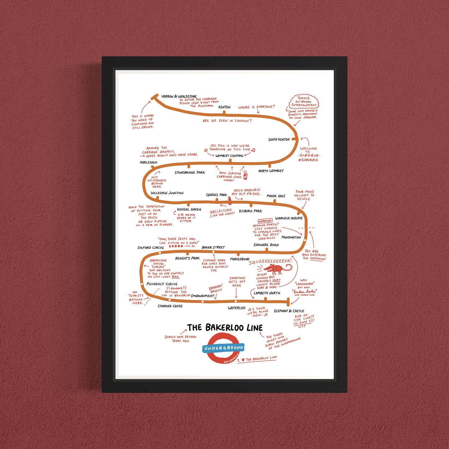 Bakerloo Line print