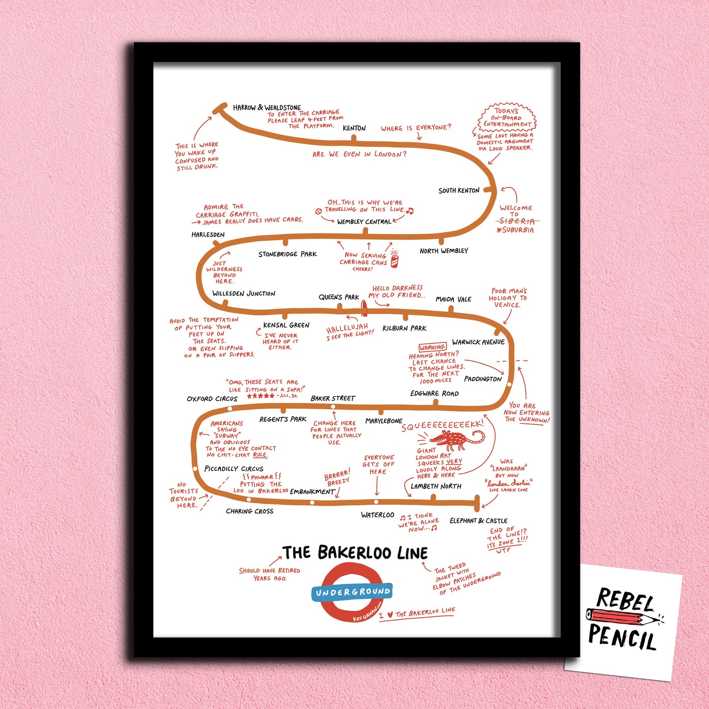 Bakerloo Line print