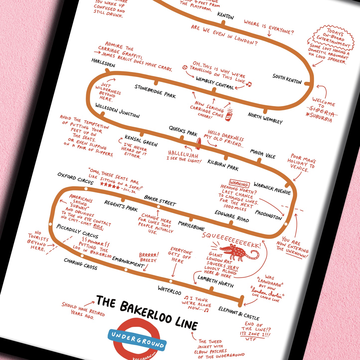 Bakerloo Line print