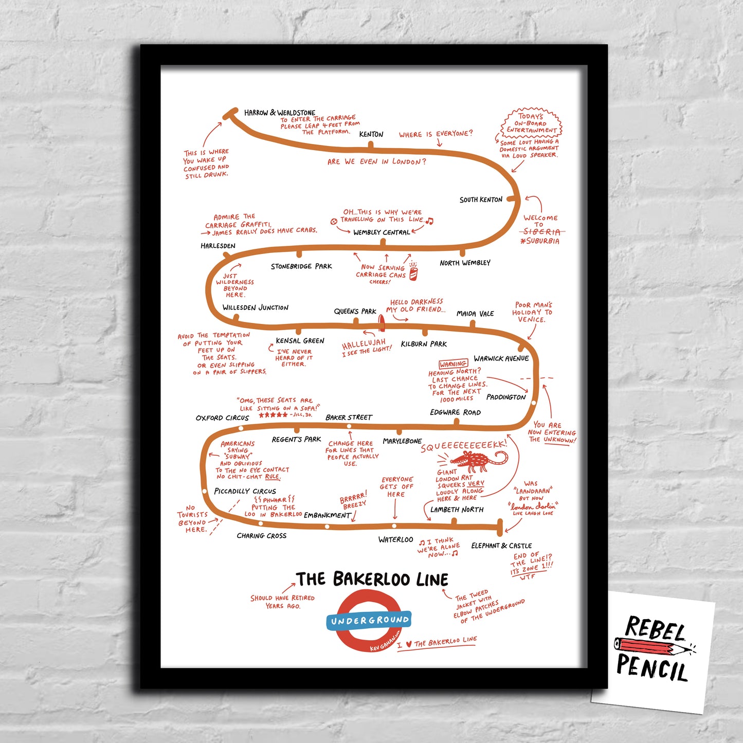 Bakerloo Line print