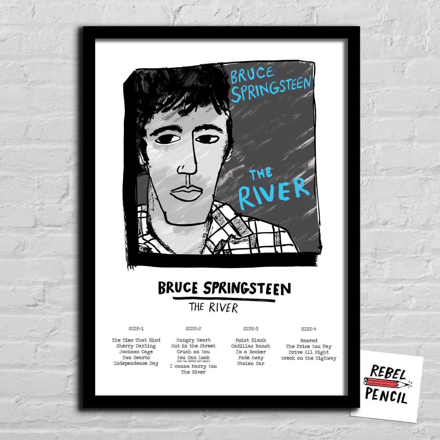 Bruce Springsteen - River print