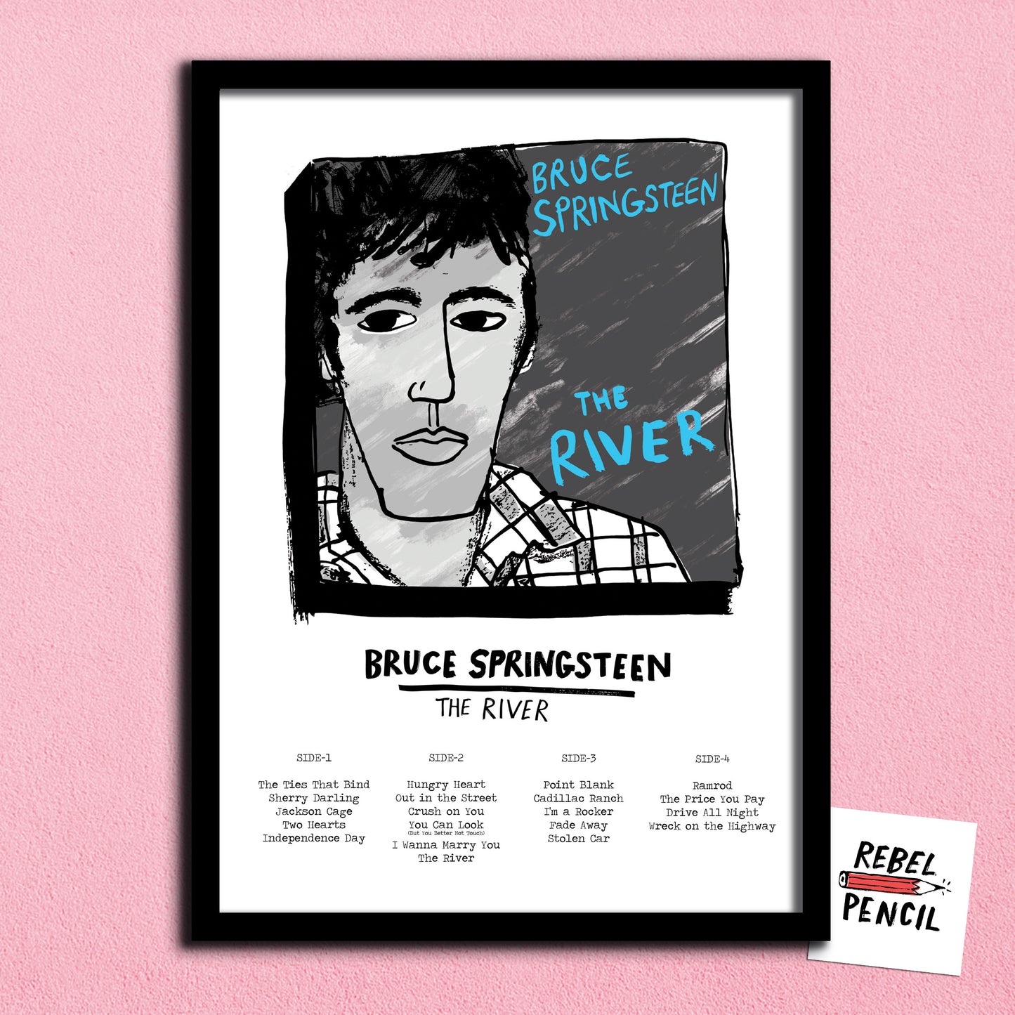 Bruce Springsteen - River print