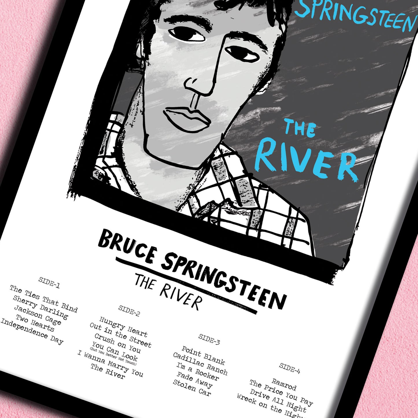 Bruce Springsteen - River print