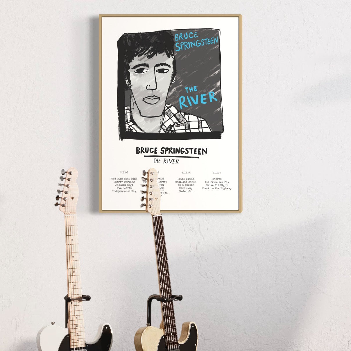 Bruce Springsteen - River print