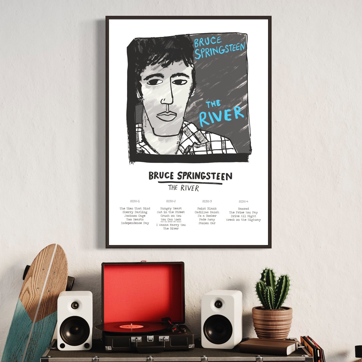 Bruce Springsteen - River print