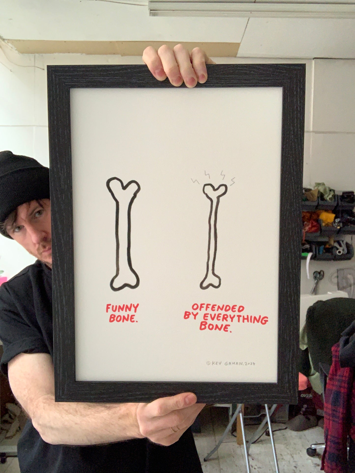 Funny / Offended Bone - Original Artwork