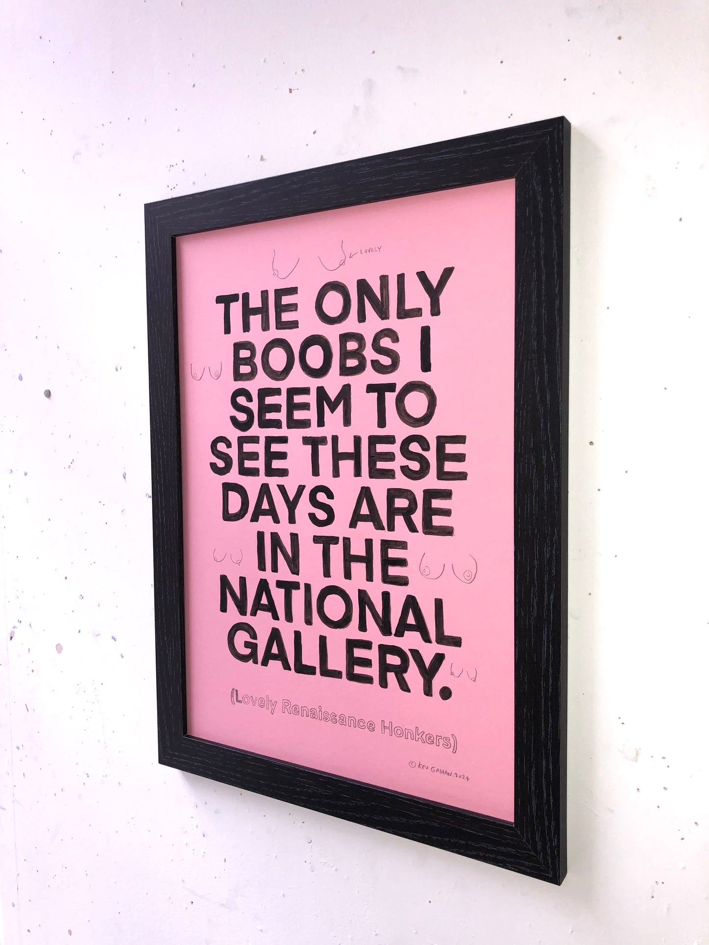 Boobs / National Gallery - Original Artwork