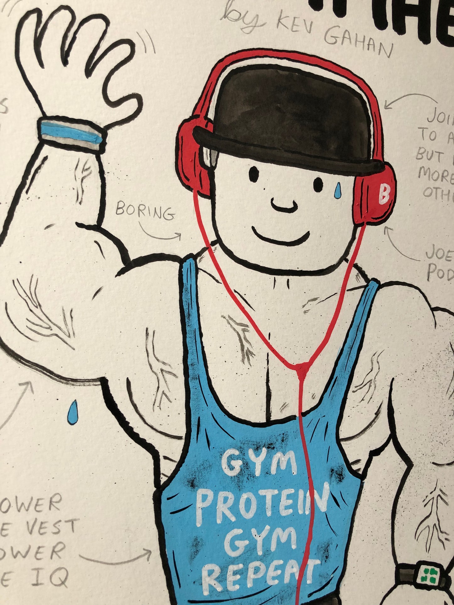 Mr.Gymhead - Original Artwork