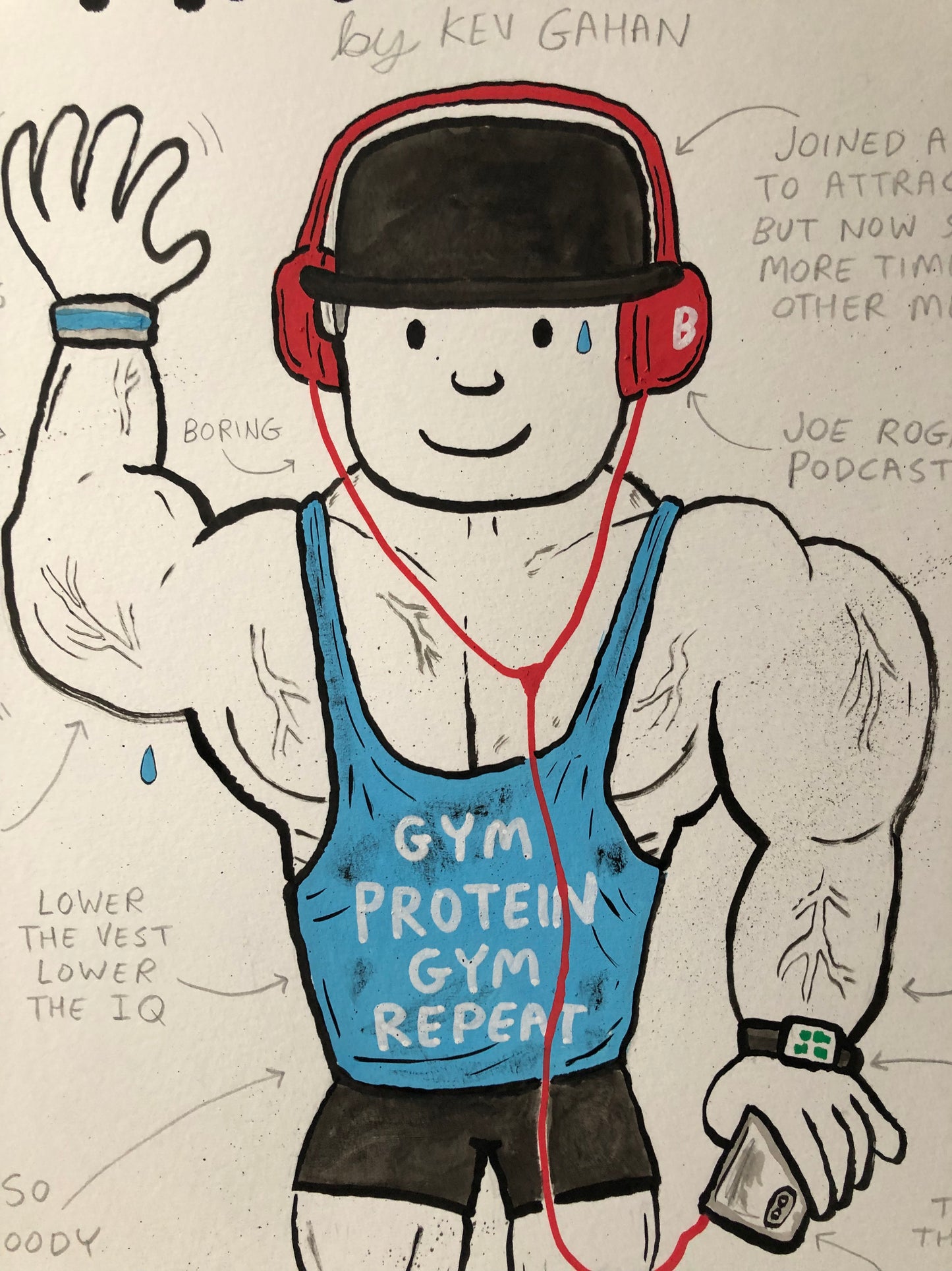 Mr.Gymhead - Original Artwork