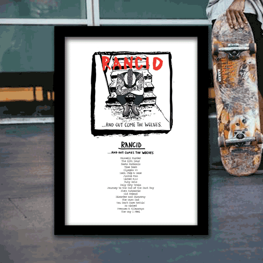 RANCID  ... AND OUT COME THE WOLVES PRINT